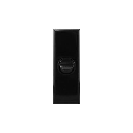 Architrave Switch 1 Gang – BLACK