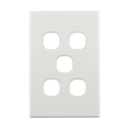 Grid Plate 5 Gang