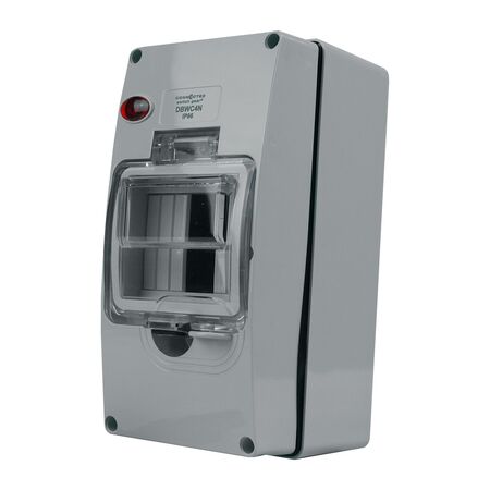 4 Pole Weatherproof Enclosure IP66 Neon Indicator