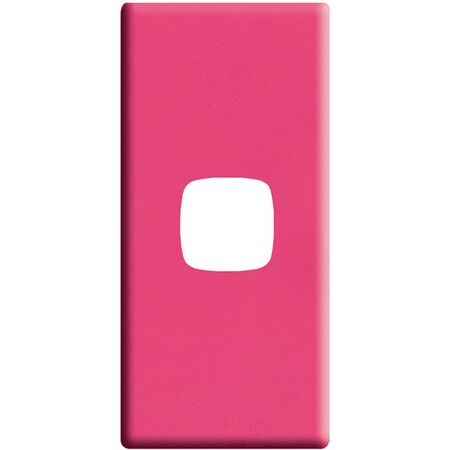 Linea Architrave coverplate 1 gang bubblegum