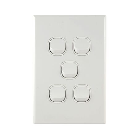 Light Switch 5 Gang – VERTICAL