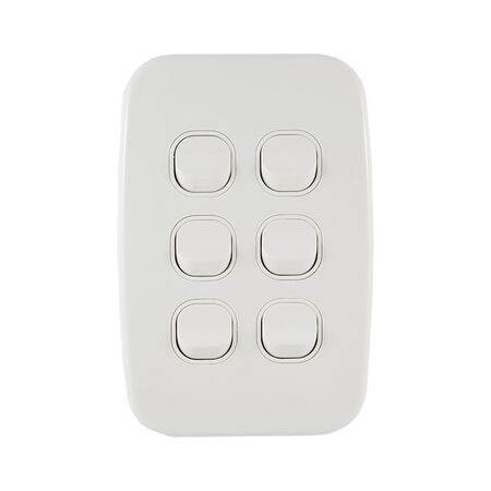 Light Switch 6 Gang – VERTICAL