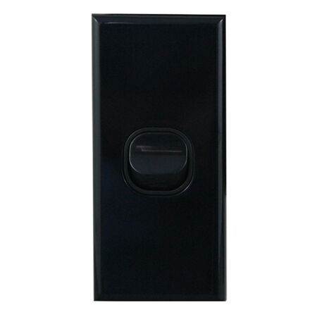 Architrave Switch 1 Gang BLACK