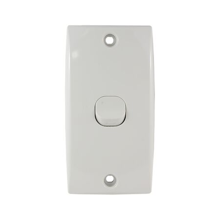 Intermediate Plate Light Switch 1 Gang – 78mm Mounting Centres
