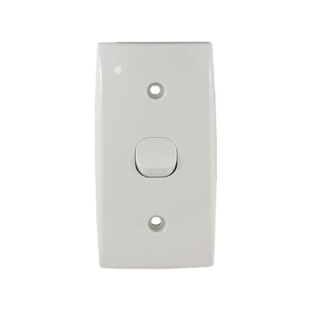 Intermediate Plate Light Switch 1 Gang – 54mm Mounting Centres