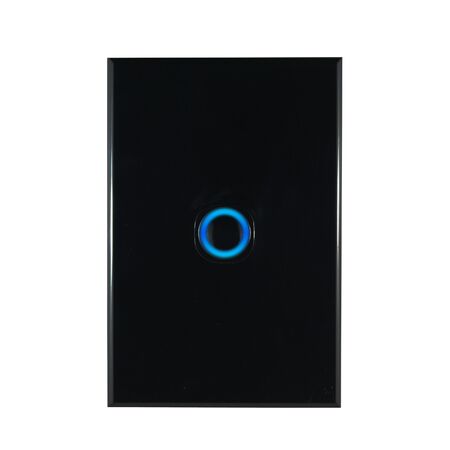 Electronic Time Delay Switch with Blue LED Indicator BLACK