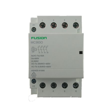 Modular Contactor 4 Pole 500V AC 63A 4NO