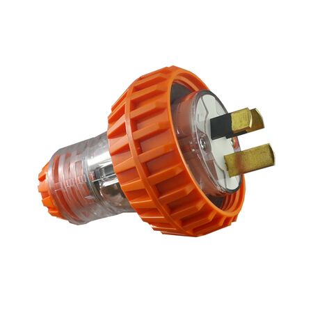 IP66 3 Pin Straight Plug – 250V AC 20A