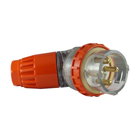 IP66 4 Pin Angled Plug – 500V 40A
