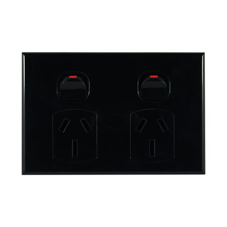 Double Power Point 15A – BLACK