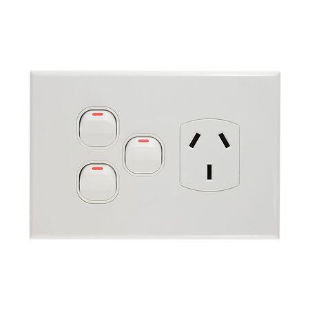 Single Power Point with 2 Extra Switches