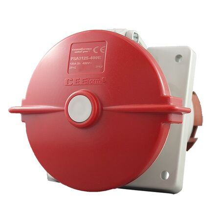 IP67 Panel Socket Angle 5 Pin – 400V 125A