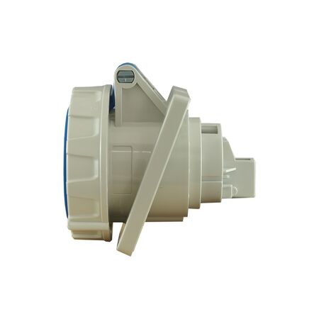 IP67 Panel Socket Angle 3 Pin – 240V 32A