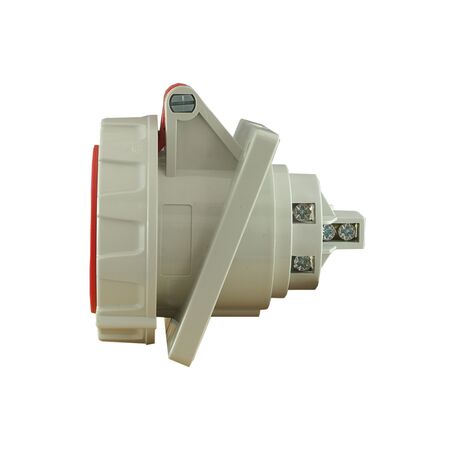 IP67 Panel Socket Angle 3 Pin – 400V 32A