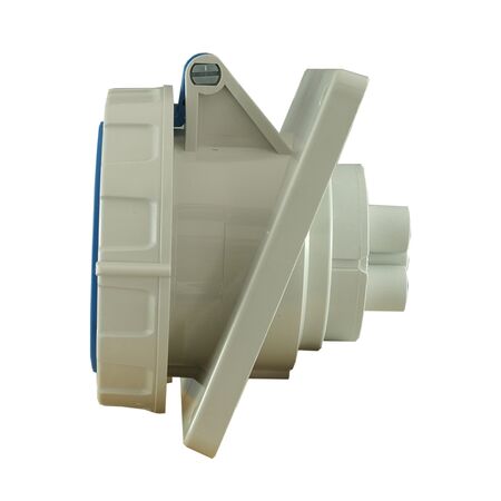 IP67 Panel Socket Angle 5 Pin – 240V 16A