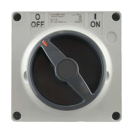 IP66 Surface Switch 3 Pole 500V 40A