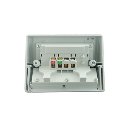 Weatherproof GPO DOUBLE 10A + EXTRA SWITCH