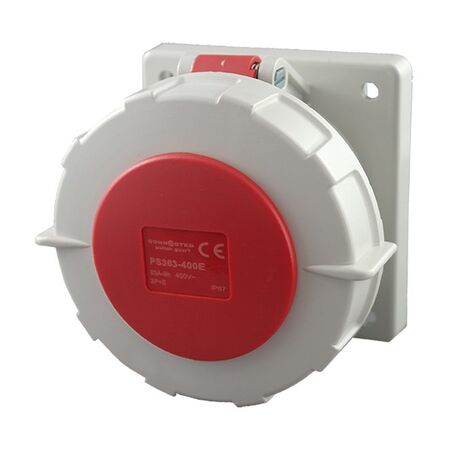 IP67 Panel Socket 3 Pin – 400V 63A