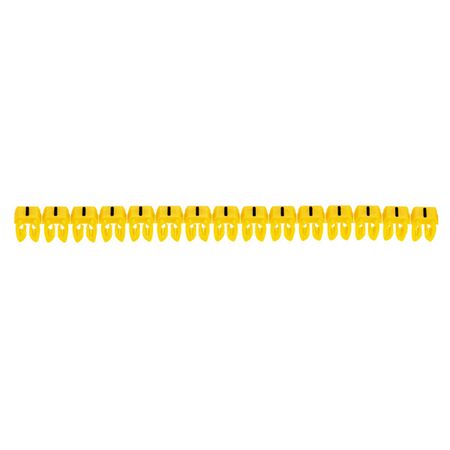 CAB3 - Markers for terminal blocks and wiring 0.5 to 1.5mm² black symbols on yellow background 0.5-1.5mm² symbol - pack of 300