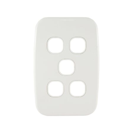 Grid Plate 5 Gang