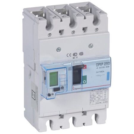 DPX³ 250 MCCB Electronic + Energy Metering - Icu 70 kA - 400 V~ - 3 Phase - 160 A