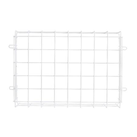 LED Exit Sign Wall Mount Wire Guard White Finish