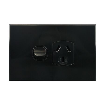 Single Power Point – BLACK