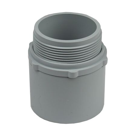 40mm Plain to Screw Adaptor with Lock Nut – Box of 20