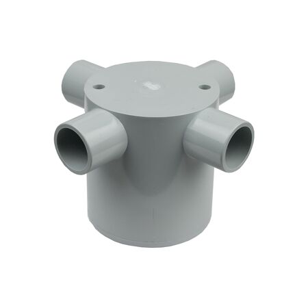 20mm Deep Junction Box Four Way – Box of 10