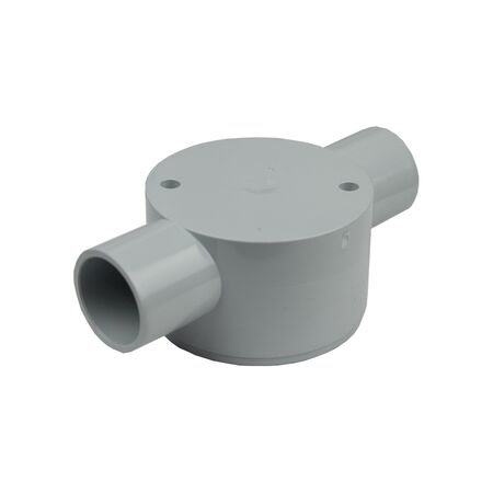 25mm Shallow Junction Box Two Way – Box of 10