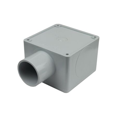 32mm Square Junction Box One Way