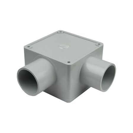 32mm Square Junction Box Right Angle