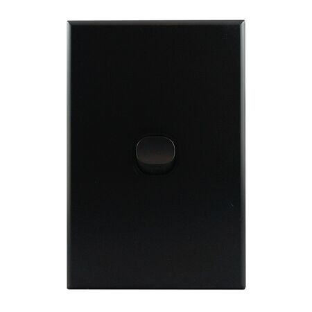 Light Switch 1 Gang – MATTE BLACK VERTICAL