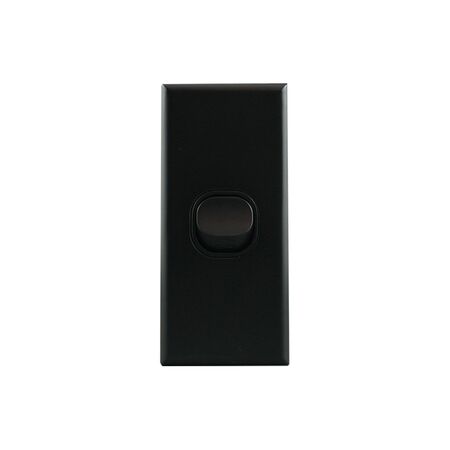 Architrave Switch 1 Gang MATTE BLACK