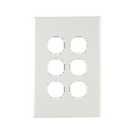 Grid Plate 6 Gang