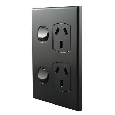 Double Power Point – VERTICAL MATTE BLACK