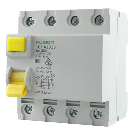 RCD Safety Switch 10kA 415V 40A 30mA