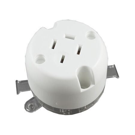 Surface Socket Outlet 4 Flat Pin with Loop Surface Socket Outlet 4 Flat Pin with Loop