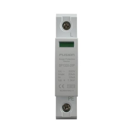 Surge Arrestor Type 2+3, 1 Pole 320V 20kA L-NPE