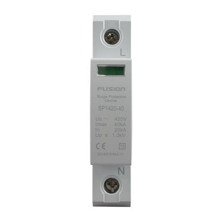 Surge Arrestor Type 2, 1 Pole 420V 40kA L-N