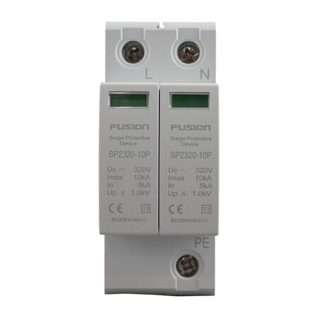 Surge Arrestor Type 3, 2 Pole 320V 10kA L-NPE
