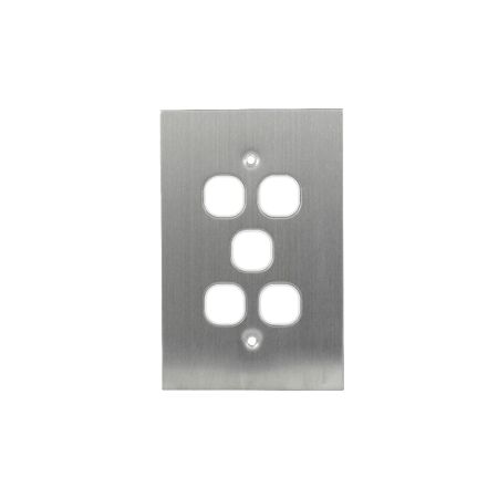 Grid Plate 5 Gang