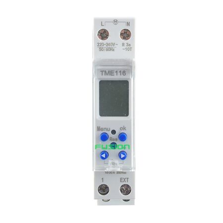 Electronic Timer 1 Pole DIN Rail Mount