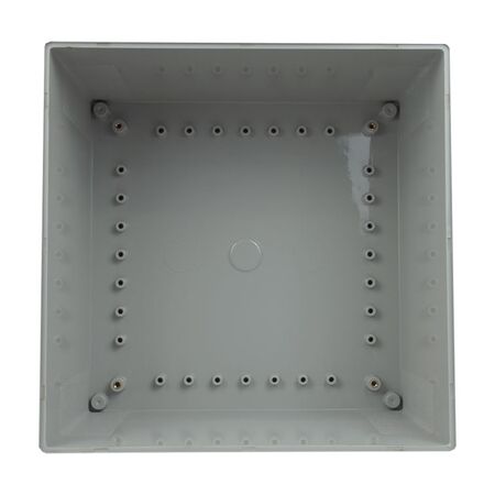 IP65 Weatherproof Enclosure 300 x 300 x 180mm Grey Hinged Cover