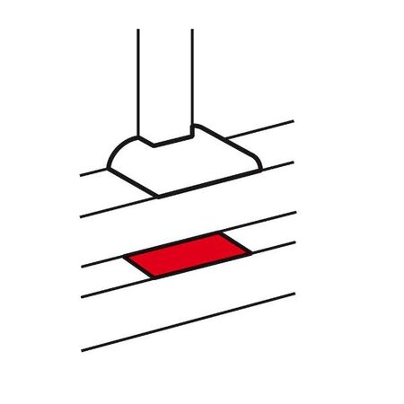 DLP PVC 50mm Trunking Divider T-Junction
