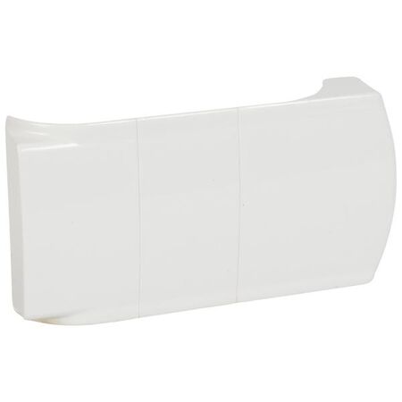 DLP 20x120mm Mini Trunking End Cap White