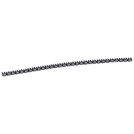 CAB3 - Markers for wiring 1.5 to 2.5 mm² numbers - colour code 1.5-2.5mm² black number 0 pack of 1200