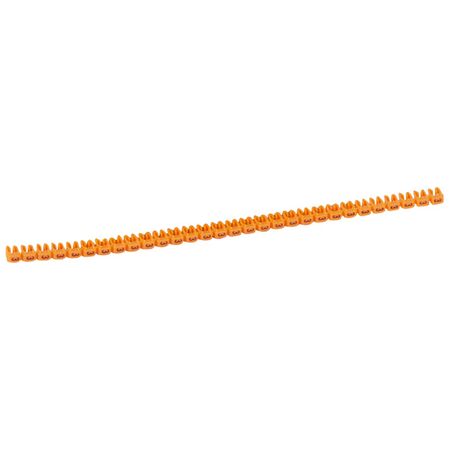 CAB3 - Markers for wiring 1.5 to 2.5 mm² numbers - colour code 1.5-2.5mm² orange number 3 pack of 1200