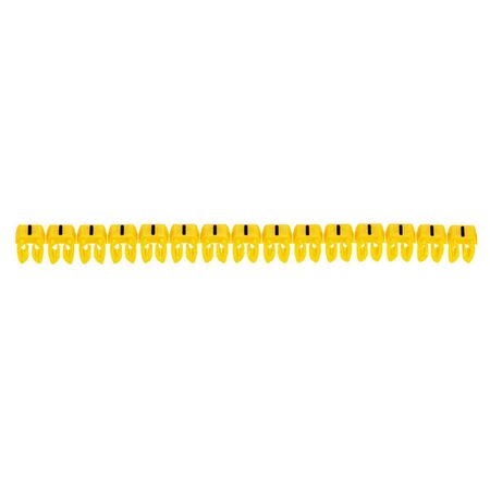 CAB3 - Markers for wiring 1.5 to 2.5mm² black symbols on yellow background 1.5-2.5mm² symbol - pack of 300