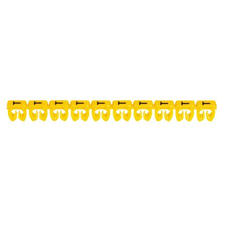 CAB3 - Markers for wiring 4 to 6mm² numbers - colour code 4-6mm² letter T pack of 300
